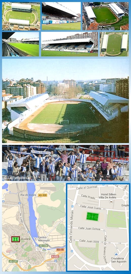 Estadio Román Suárez Puerta - fútbol in Avilés