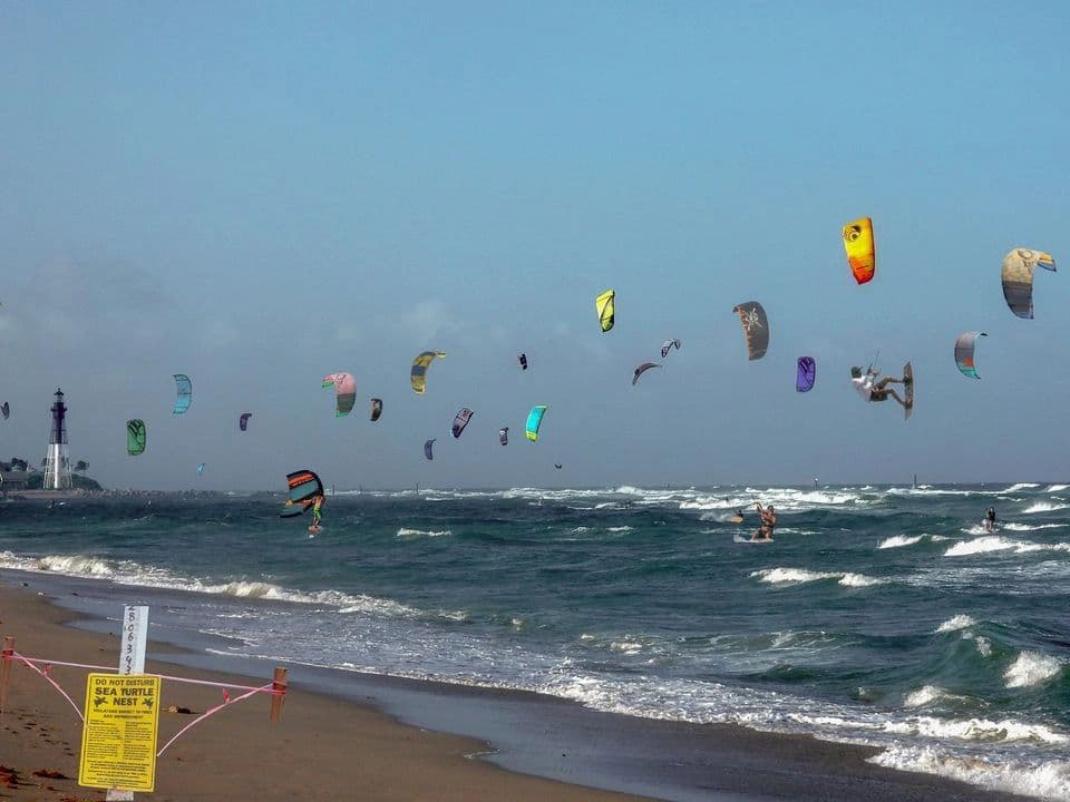 Pompano beach kiteboarding - kitesurf in Pompano Beach