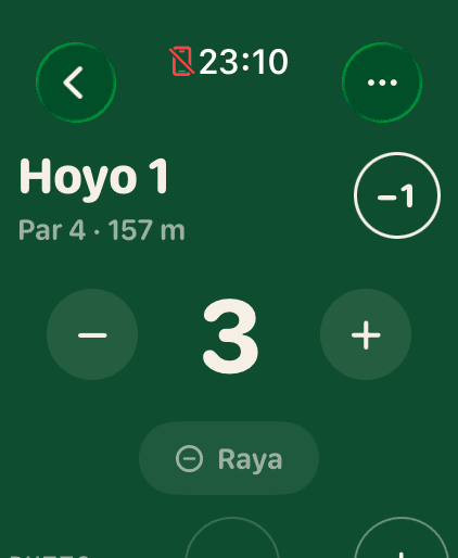 Badgie Golf su Apple Watch