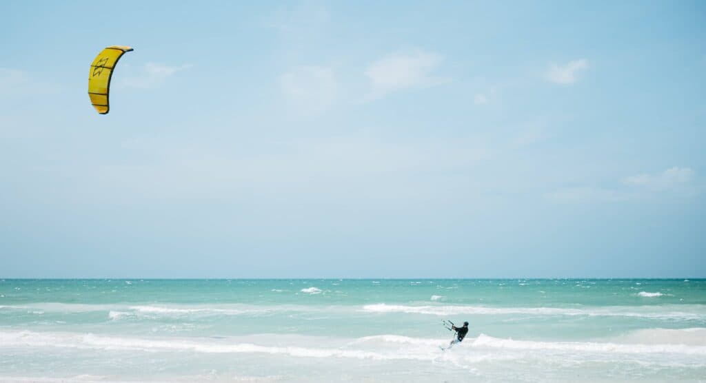 TROPIKAL Kitesurf Wing Foil Kite School El Cuyo Yucatan Mexico - kitesurf in El Cuyo